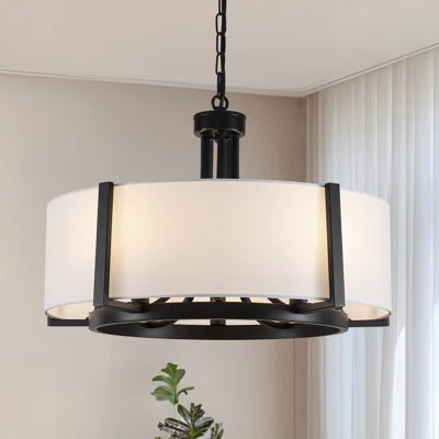 5 - Lights Dimmable Drum Chandelier | Wayfair North America