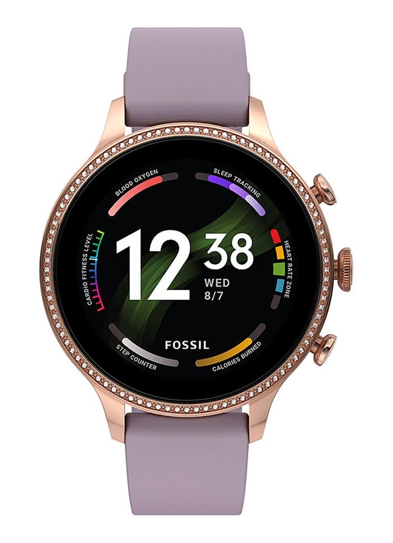 Fossil Gen 6 Touchscreen smartwatch FTW6080 • Roségoud • de Bijenkorf | De Bijenkorf (NL)