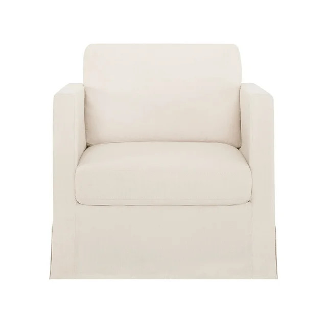 Better Homes & Gardens Waylen Slipcover Swivel Chair, Cream, by Dave & Jenny Marrs | Walmart (US)