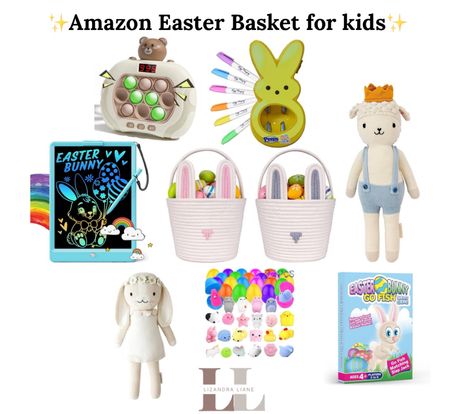 Amazon Easter basket for kids, kids toys, gifts, seasonal, Easter Sunday , kids fashion, kids style , family 

#LTKbaby #LTKfamily #LTKkids