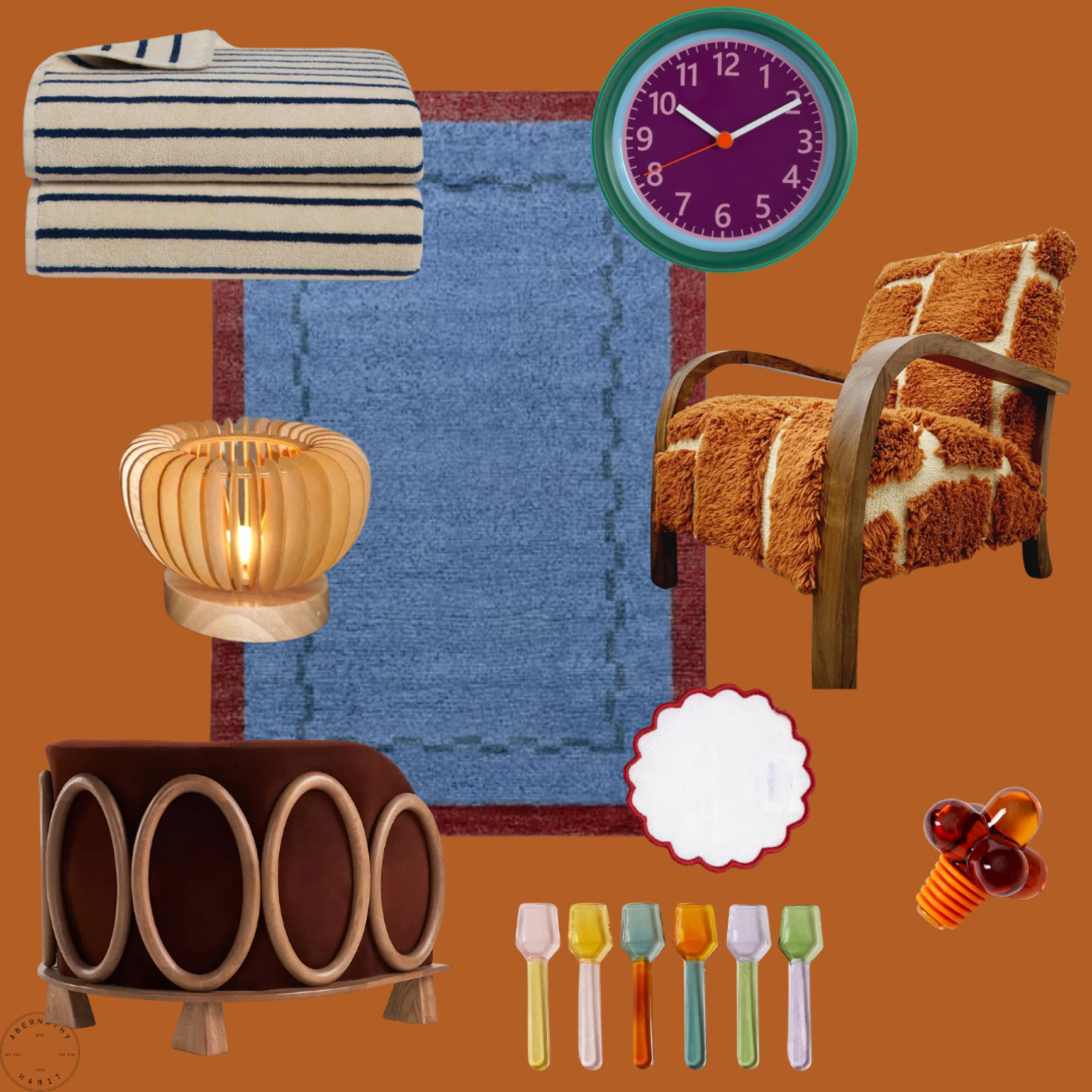 HOME ITEMS: part 2
Nordic knots rug available online!
spoons are from MOMA design store, along with the clock!
#ltk