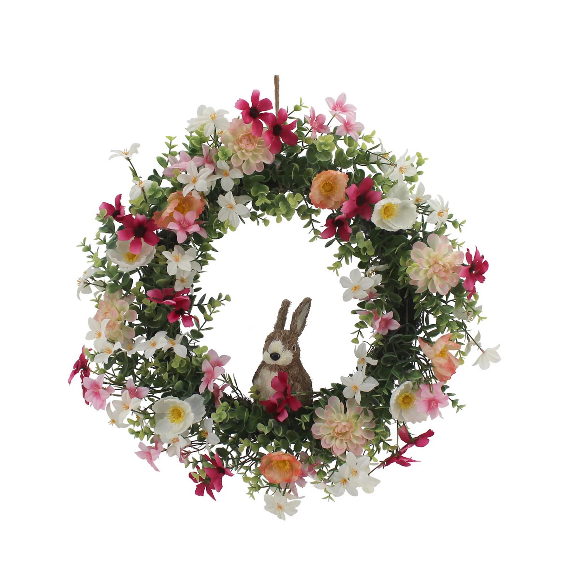 Celebrate Together™ Floral Wreath with Bunny | Kohl's