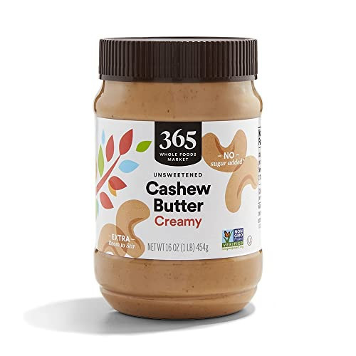 365 by Whole Foods Market, Creamy Cashew Butter, 16 Ounce | Amazon (US)