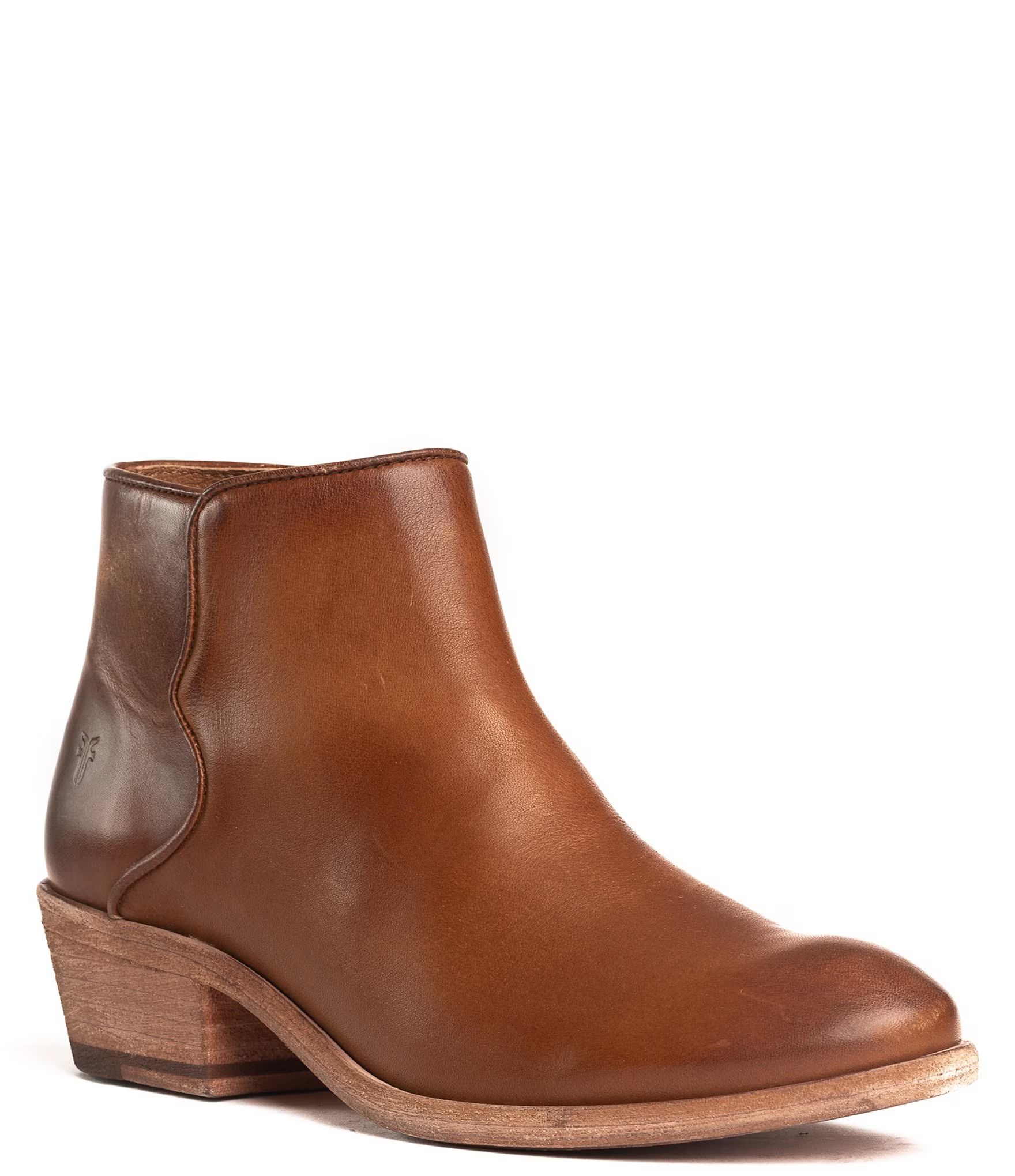 Carson Piping Leather Booties | Dillard's