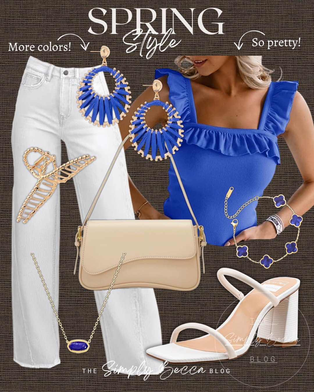 Oh hiiii gorgeous blue 💙 Spring Outfit Inspo

@amazon 

 #amazonfashion #springoutfits2026 #datenight #whitedenim #whiteheels #LTKdayinmylife #LTKootd #LTKSeasonal