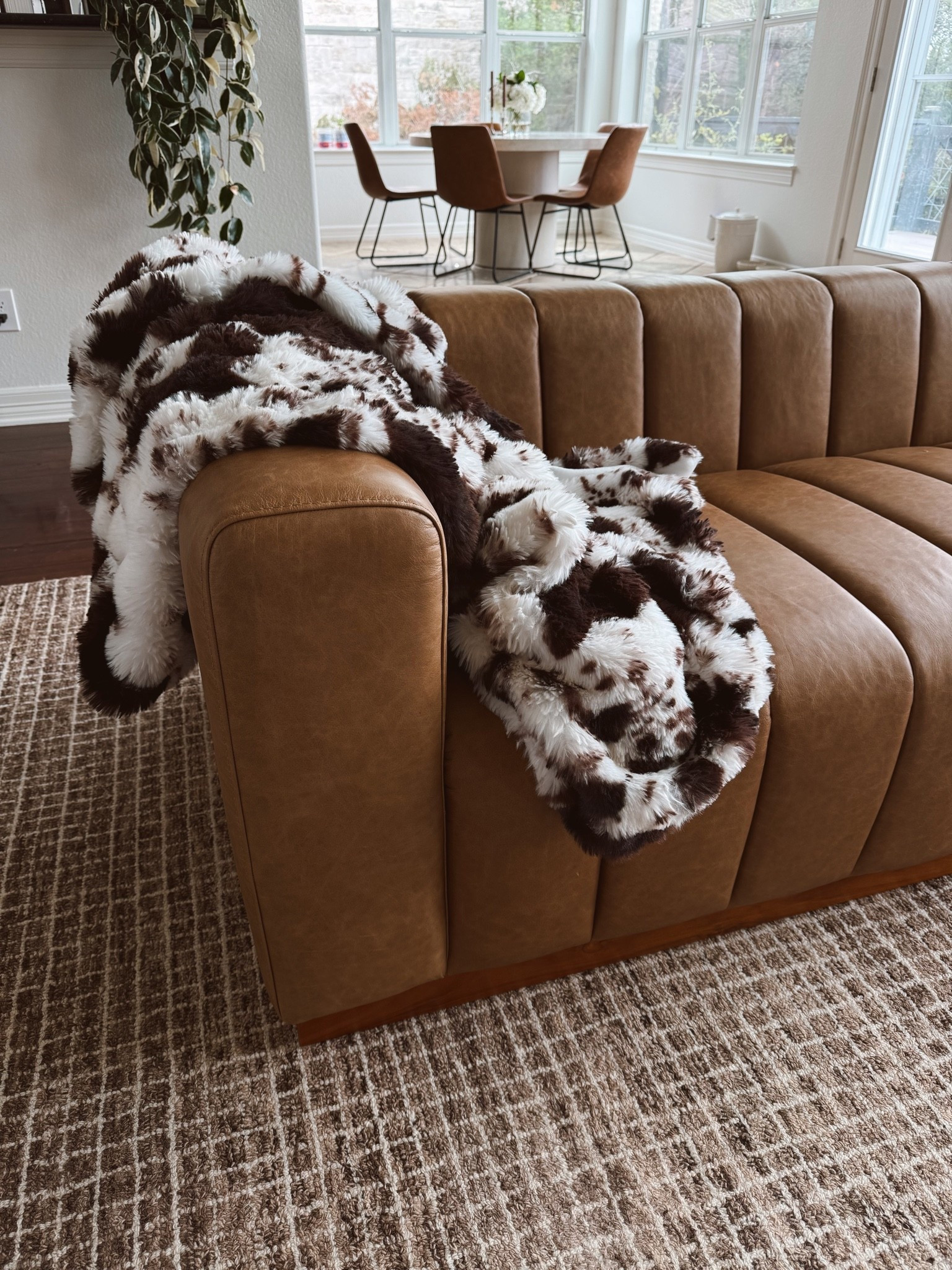My new cow print fuzzy throw blanket. I am obsessed with this thing!

#LTKHome