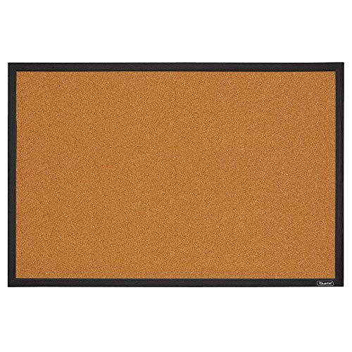 Quartet Cork Bulletin Board, Framed Corkboard, 2' x 3', Black Frame, Message Board, Vision Board (MWDB2436-BK) | Amazon (US)