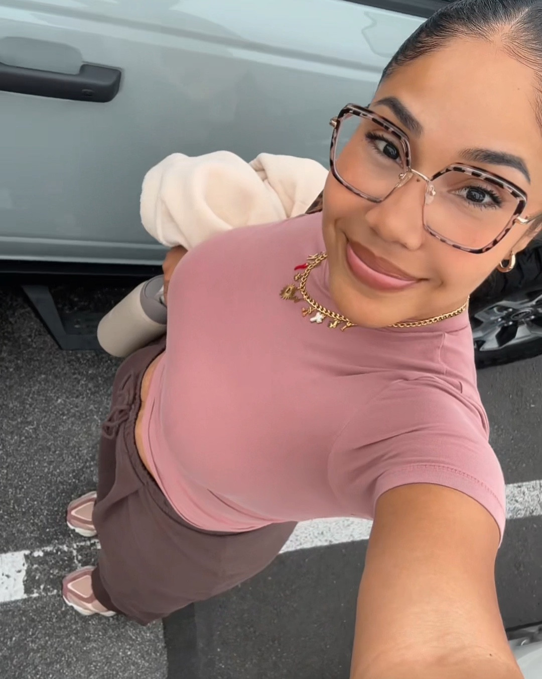 Mauve is the closest to pink you’ll ever catch me in 😂 I’ve had this mauve Skims top for over 4 years now and it still looks brand new! These brown Zara pants have become a closet staple for me and I love when I’m able to break out my mauve 9060 cause they’re soooo pretty 😍 My nude Owala tumbler pretty much goes with everything and the leopard print tote is one of my fave bags ever and it was only $19! 

#LTKStyleTip #LTKShoeCrush #LTKFindsUnder50