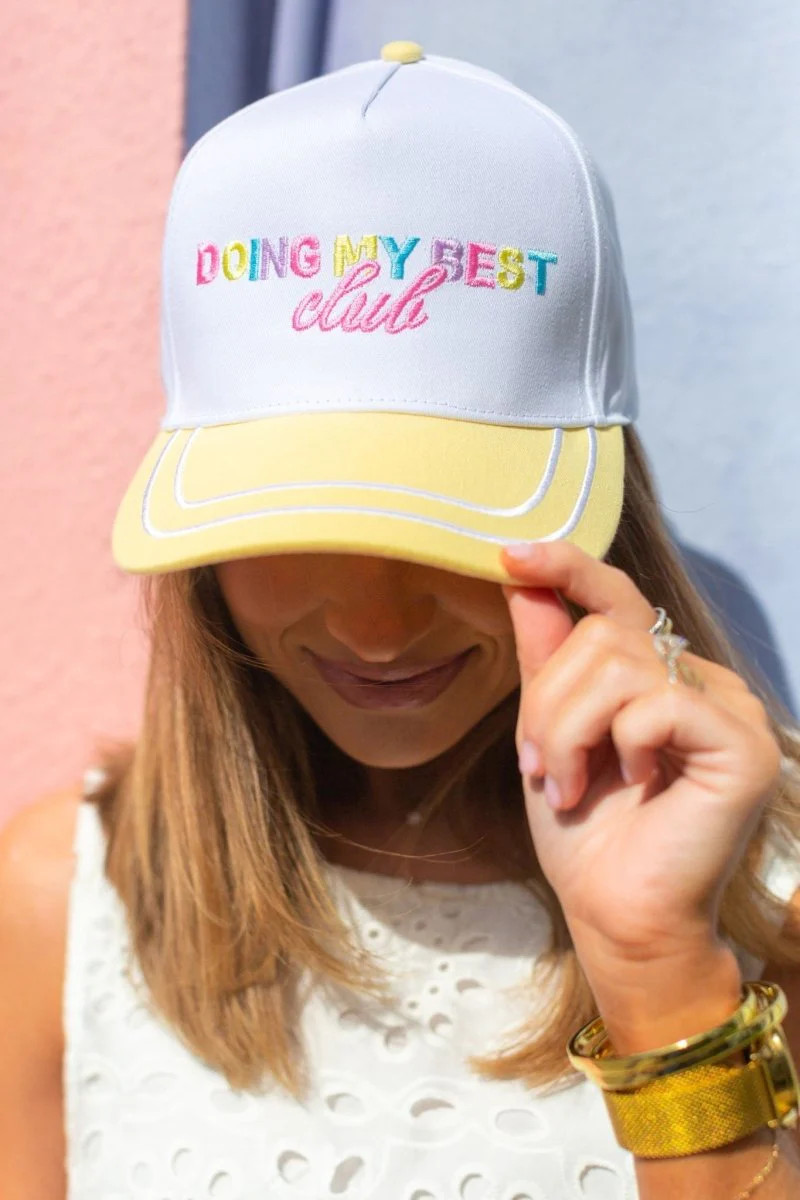 @kristincpressley X UM 'Doing My Best Club' Hat | United Monograms