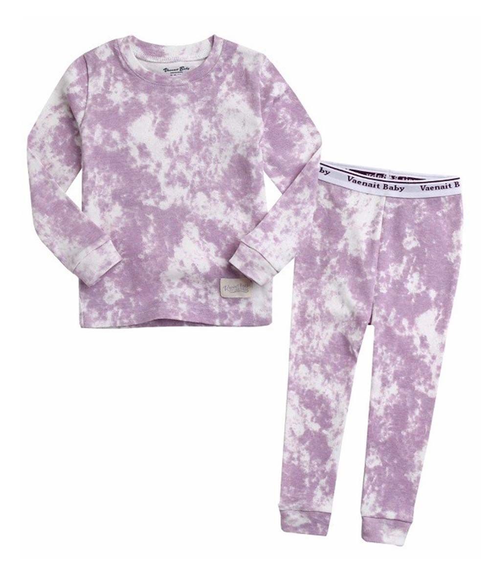 Vaenait Baby Girls' Sleep Bottoms Purple - Purple Prism Pajama Set - Infant, Toddler & Girls | Zulily