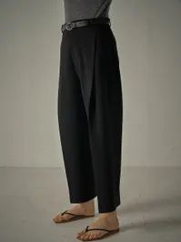 Round Wool Pants (Black) | W Concept (US)