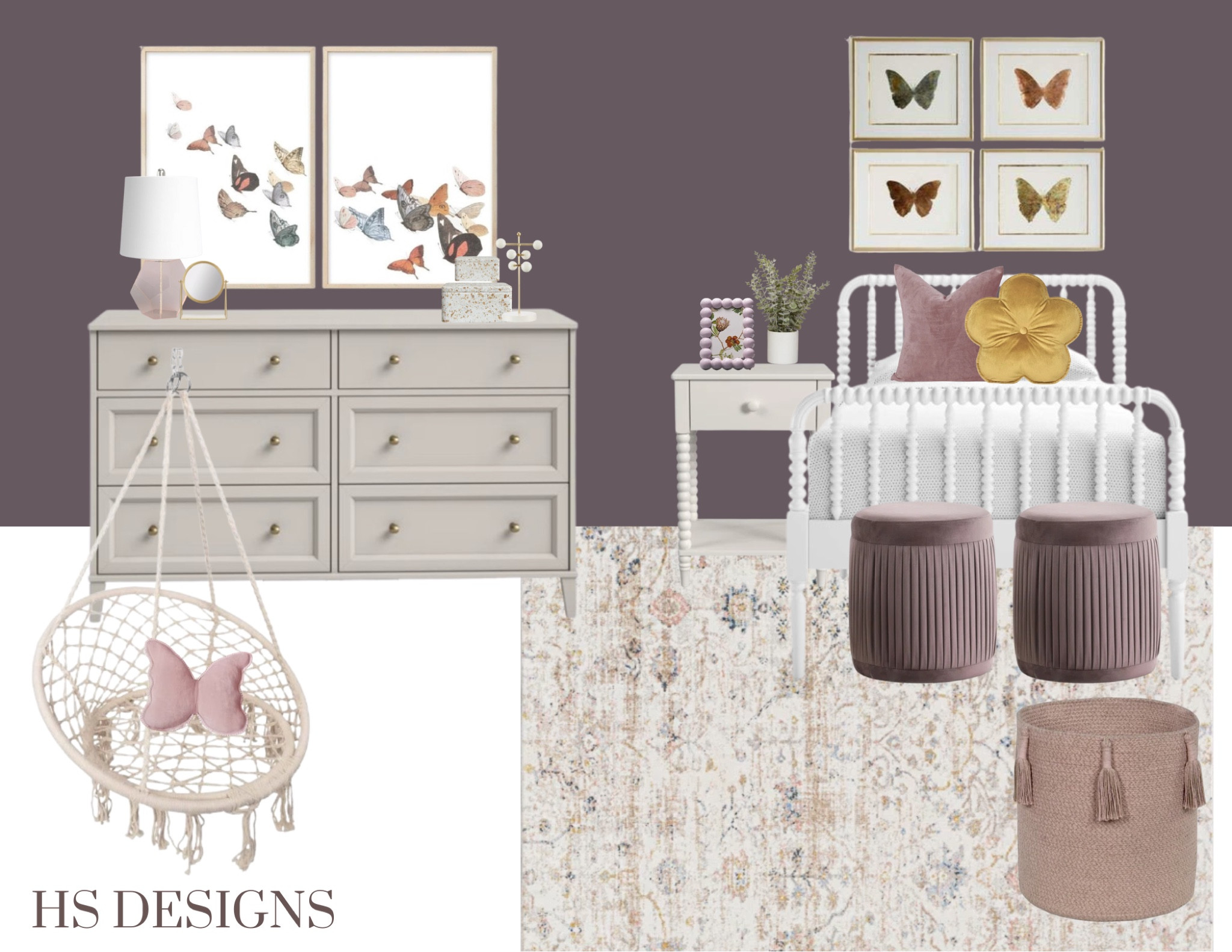 Girls butterfly bedroom 🦋 



#LTKkids #LTKstyletip #LTKfamily