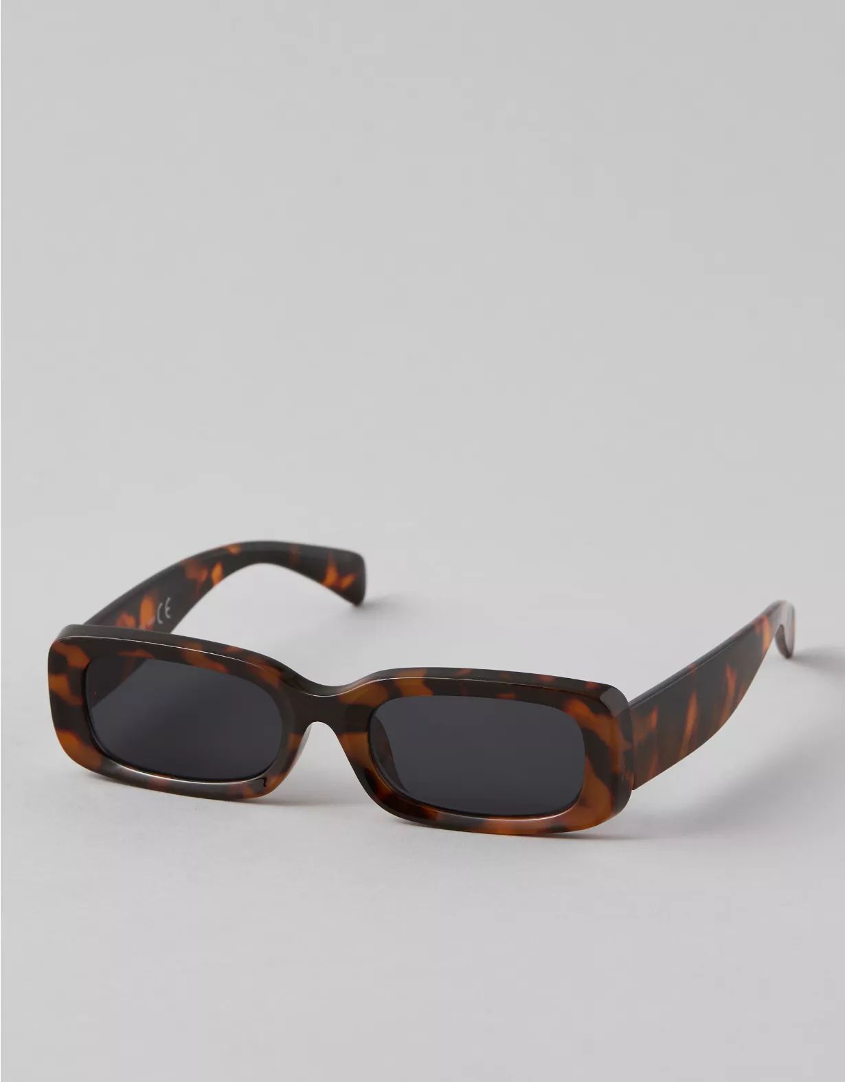 AE Rectangular Tortoise Sunglasses | American Eagle Outfitters (US & CA)