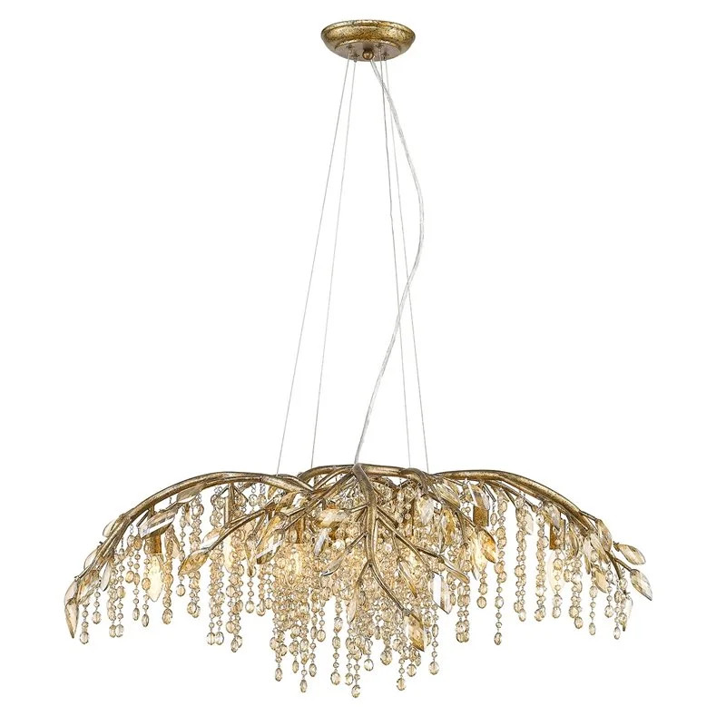 Autumn Twilight 12 Light Chandelier in Mystic Gold | Walmart (US)