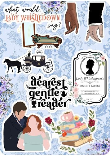 Lady Whistledown Kindle Insert with Holographic Overlay – Regency Bookish Decor for Clear Kindle Cases – Dearest Gentle Reader Romance Gift – Bridgerton Inspired Reading (11th Gen Kindle Paperwhite) | Amazon (US)