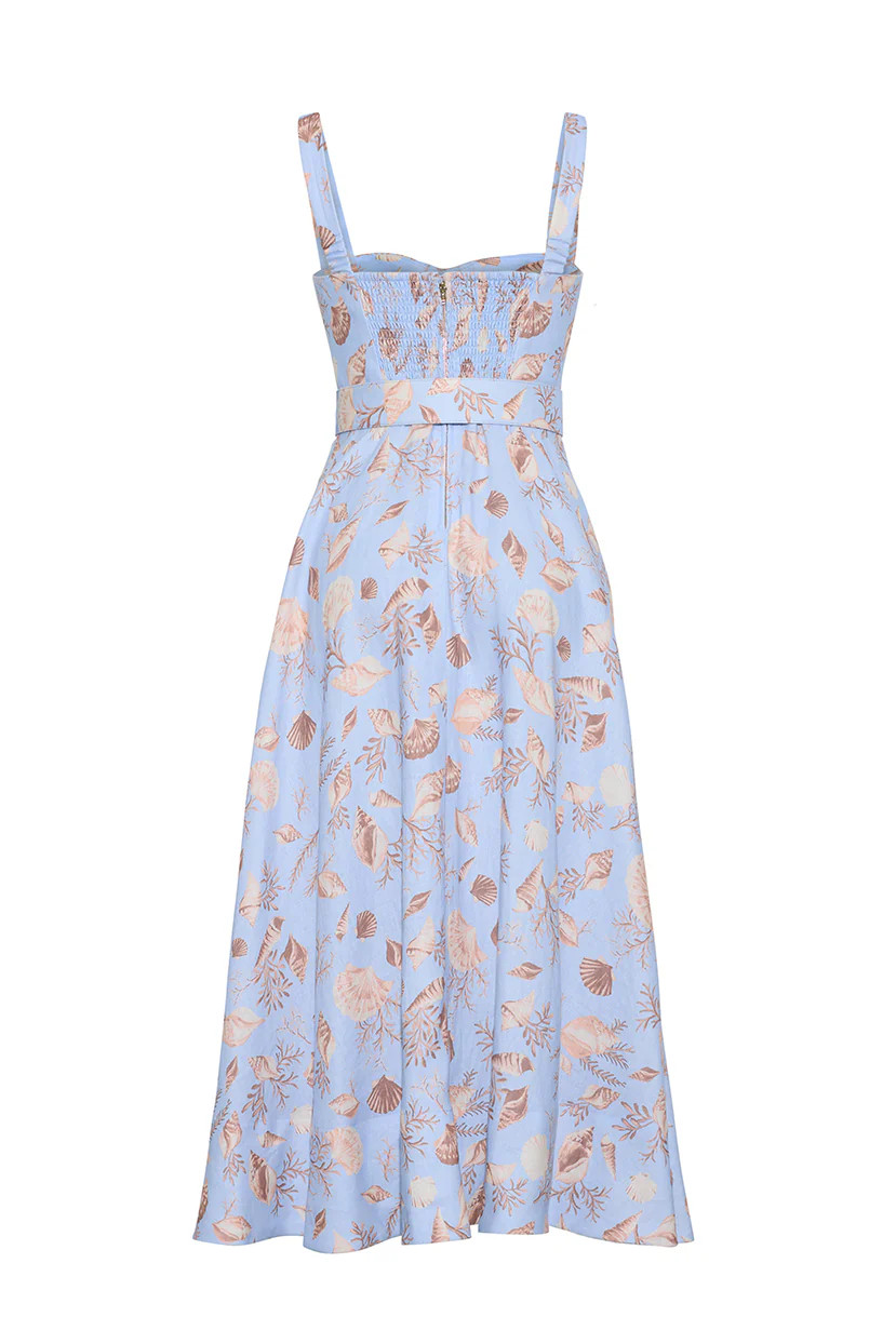 Calypso Dress in Seashell Sky | Over The Moon