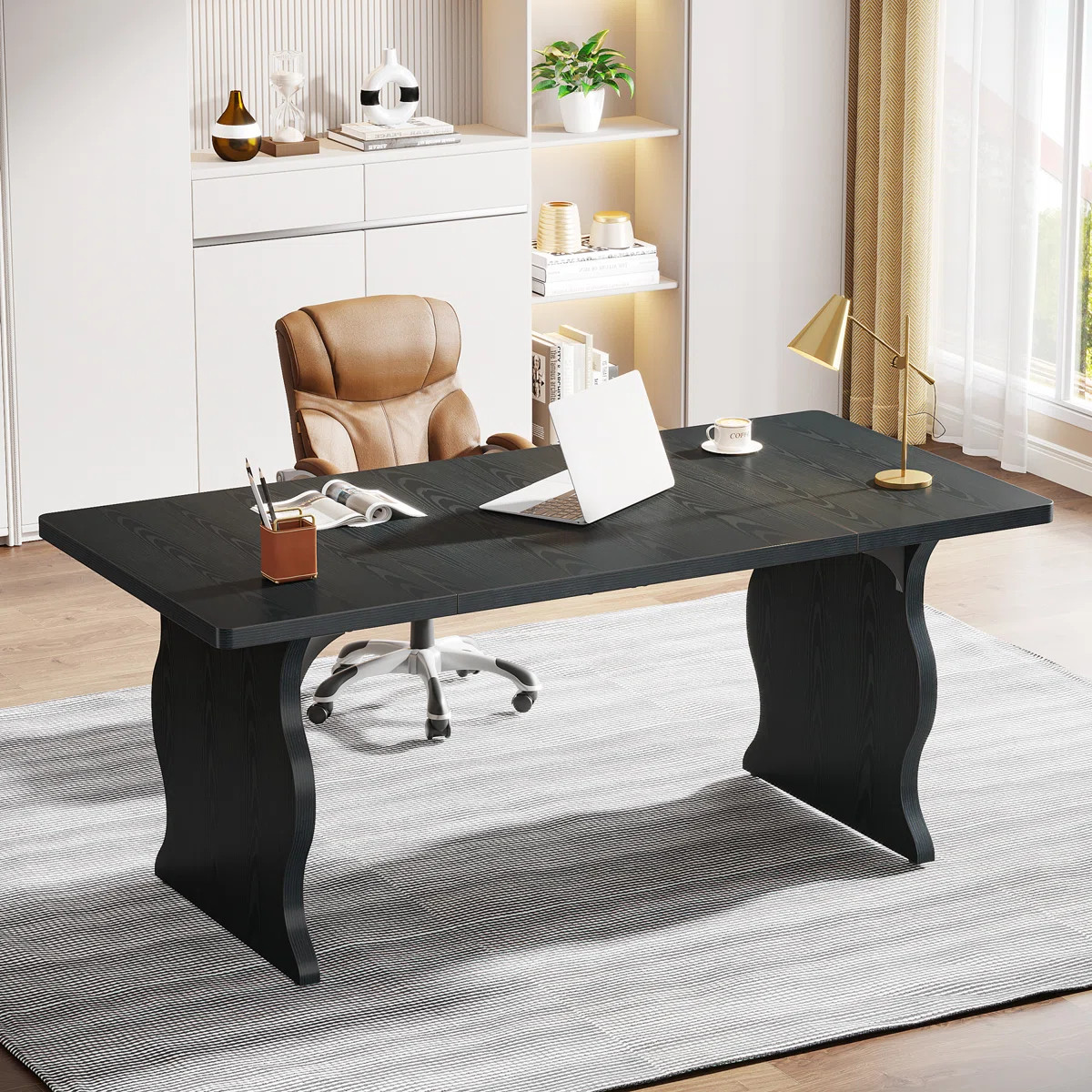 Winston Porter Sabastien 63'' W Rectangle Computer Desk | Wayfair | Wayfair North America