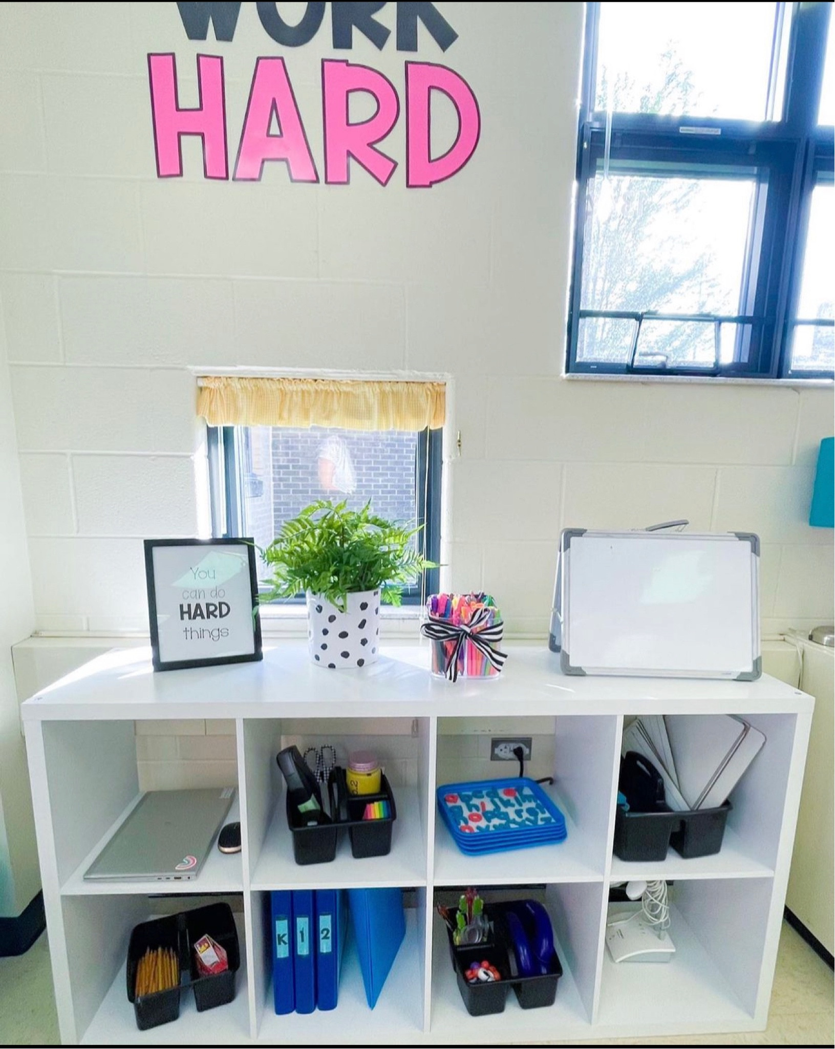 Teacher desk area! This shelf is so perfect for storing all the things! I have two of these in my classroom and I love them! I have all the storage bins in the other one :)

#LTKFind #LTKhome #LTKBacktoSchool