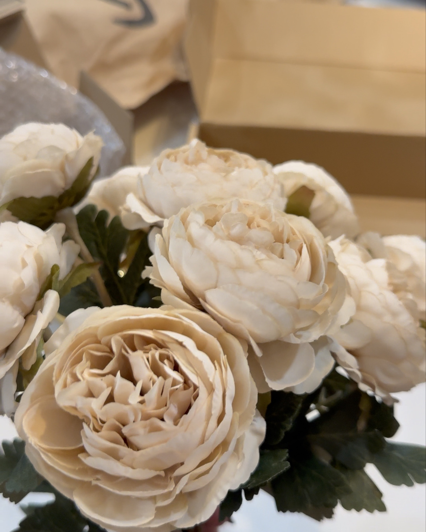 My beige peonies are back in stock! These sold out quickly when I first shared them. They come in 5 beautiful colors: beige, coffee, dusty blue, orange and white. 🤍

#LTKHome #LTKSeasonal