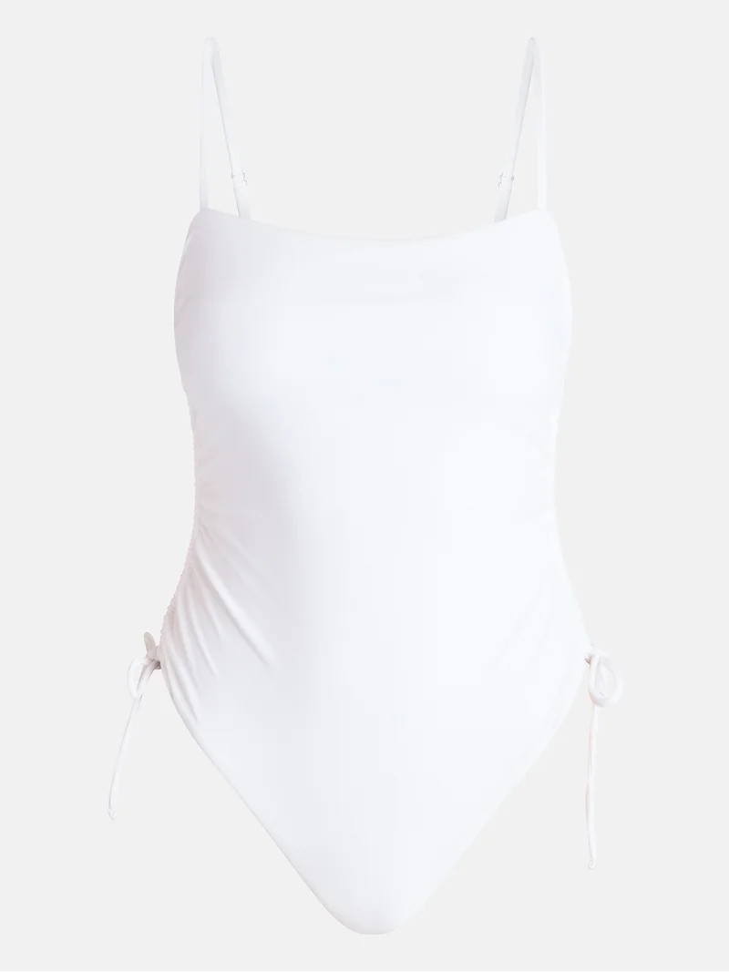 No Boundaries Essentials One-Piece Swimsuit, Women\u2019s XXS-XXL | Walmart (US)
