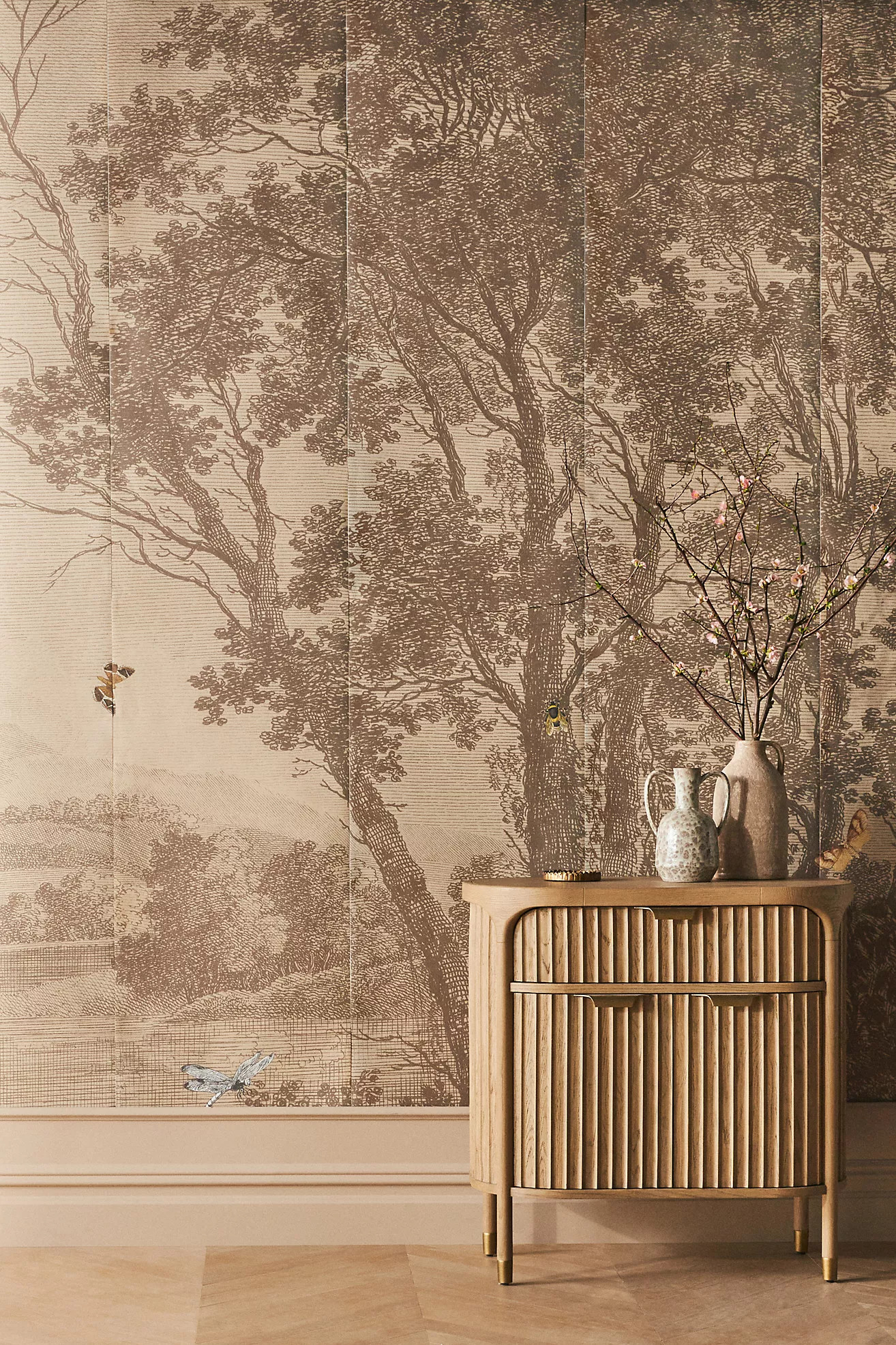 Zephyr Tree Landscape Wall Mural | Anthropologie (US)