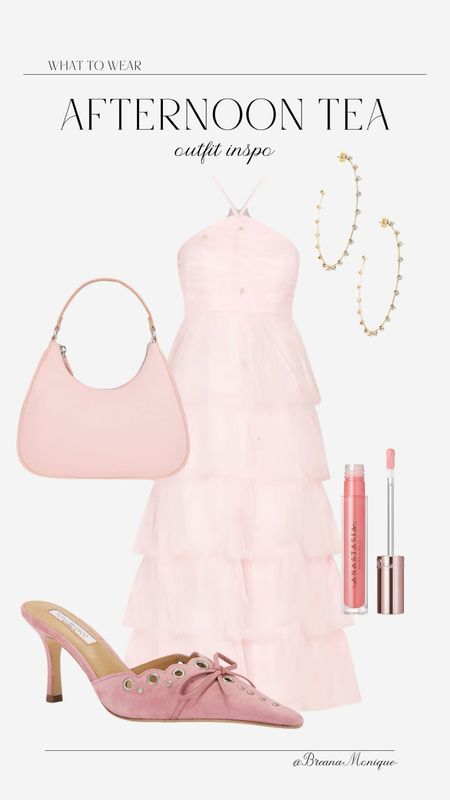What to Wear: Afternoon Tea |Would also be perfect for a baby shower dress! 

#LTKShoeCrush #LTKSeasonal #LTKStyleTip