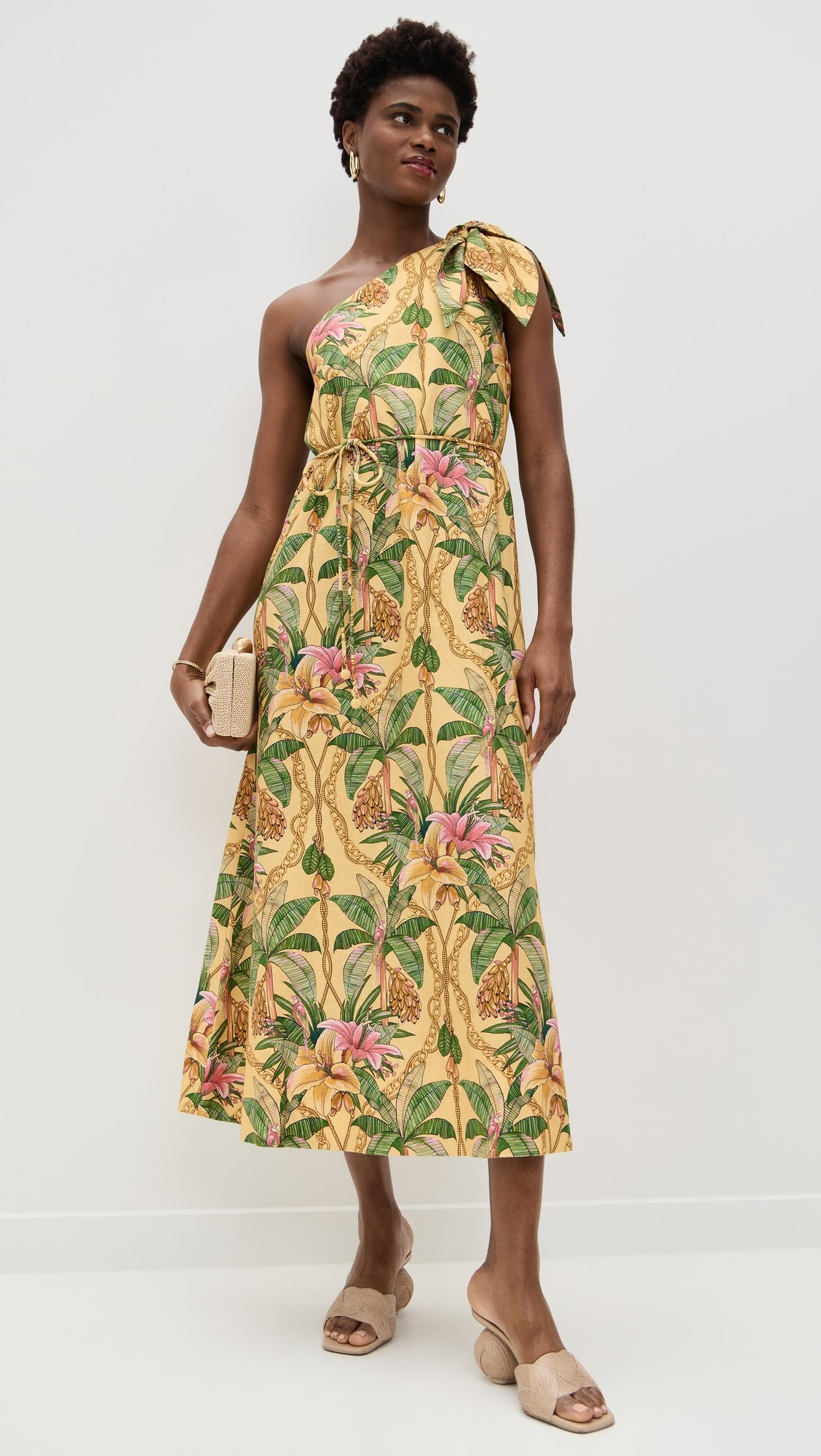 One Shoulder Petals Maxi Dress | Shopbop