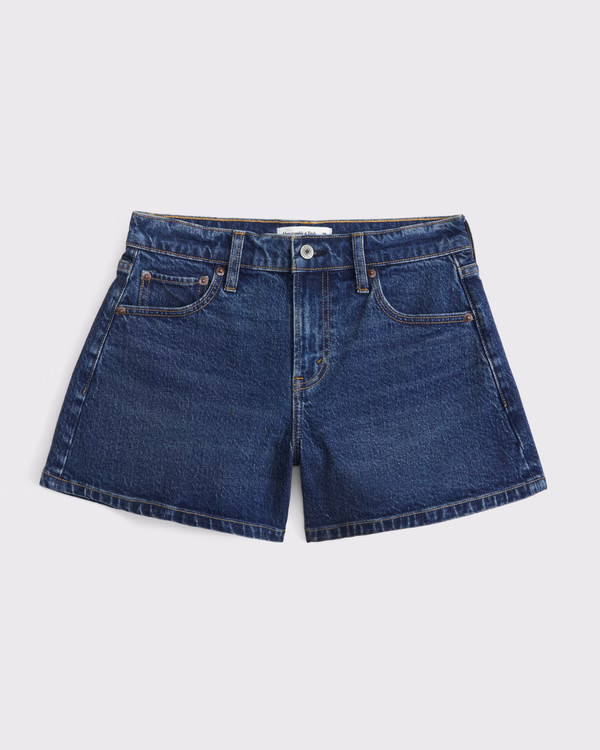 Mid Rise A-Line Short | Abercrombie & Fitch (US)
