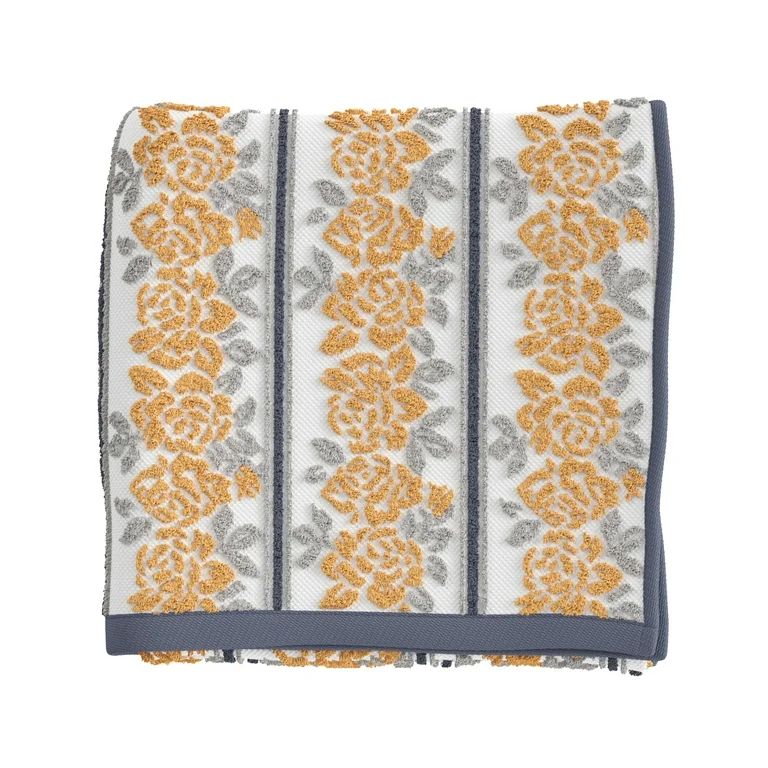 Beautiful Wallpaper Bath Towel, 56" x 30", Amber Yellow by Drew Barrymore | Walmart (US)