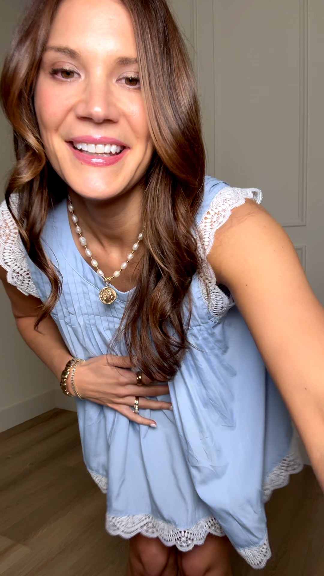 I love this blue top for spring and summer. The lace details are such a pretty touch and it pairs perfectly with white shorts. Such an easy outfit for warm weather days. 

Top, Blue blouse, Lace top, White shorts, Spring outfits, Summer outfits, Vacation outfits beach, Everyday outfit, Tall girl approved, Stang and Co 

#LTKSpringSale #LTKTall #LTKSeasonal