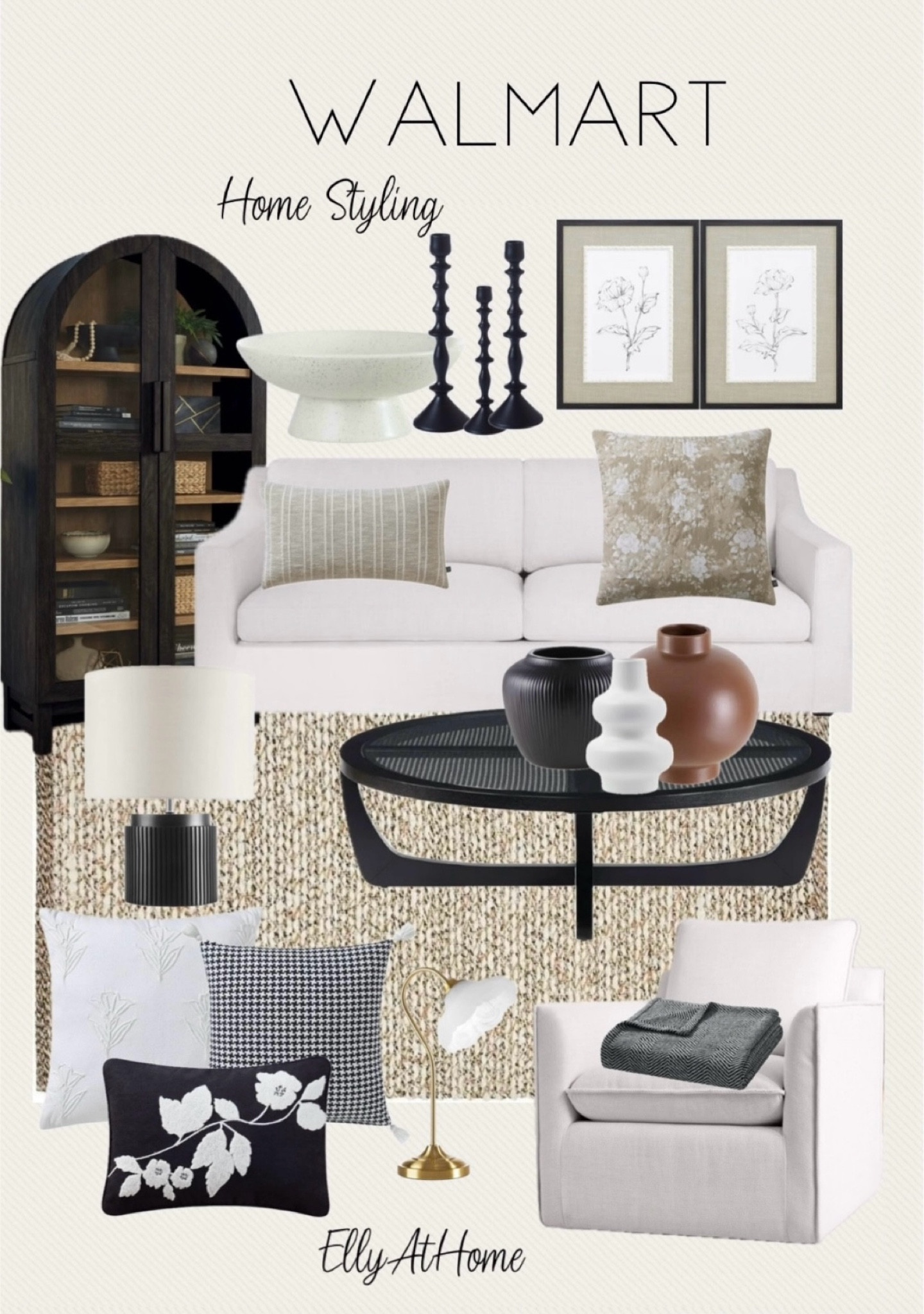 New Walmart home living room styling! Shop new collections from Drew Barrymore Beautiful & My Texas Home! Sofa, accent chair, cabinet, throw pillows, blankets, area rug, + more home decor accessories. Free shipping. 

#LTKFindsUnder50 #LTKSaleAlert #LTKHome