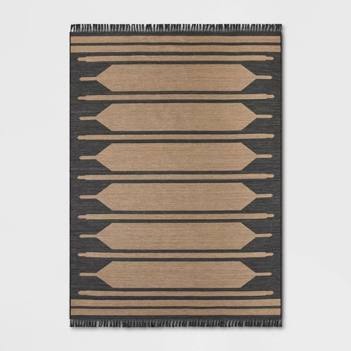 7'x10' Desert Stripe Outdoor Rug Tan - Threshold™ | Target