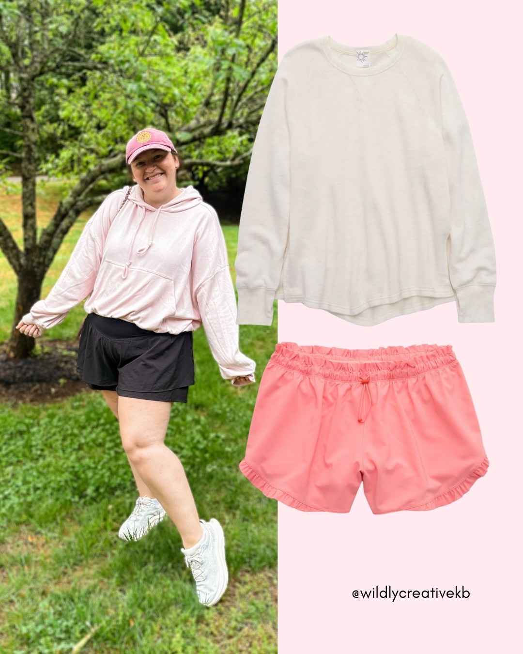 Aerie shorts + their oversized tops are my go-to comfort pieces!!! The pleated black shorts in the photo are my absolute favorite and I just ordered the pink ruffle shorts + oversized top and I’m so excited!! 

#LTKMidsize #LTKootd #LTKxAerie