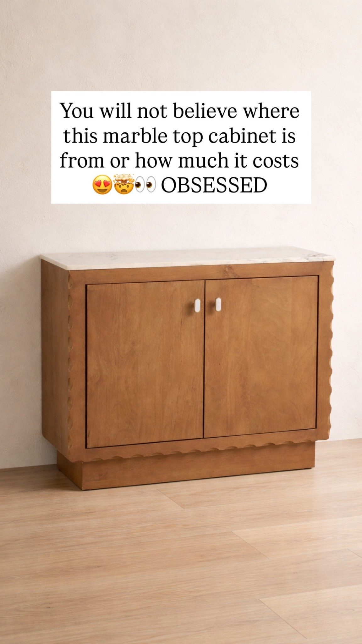 You will not believe where this marble top cabinet is from or how much it costs 😍🤯👀 OBSESSED

#LTKSaleAlert #LTKHome