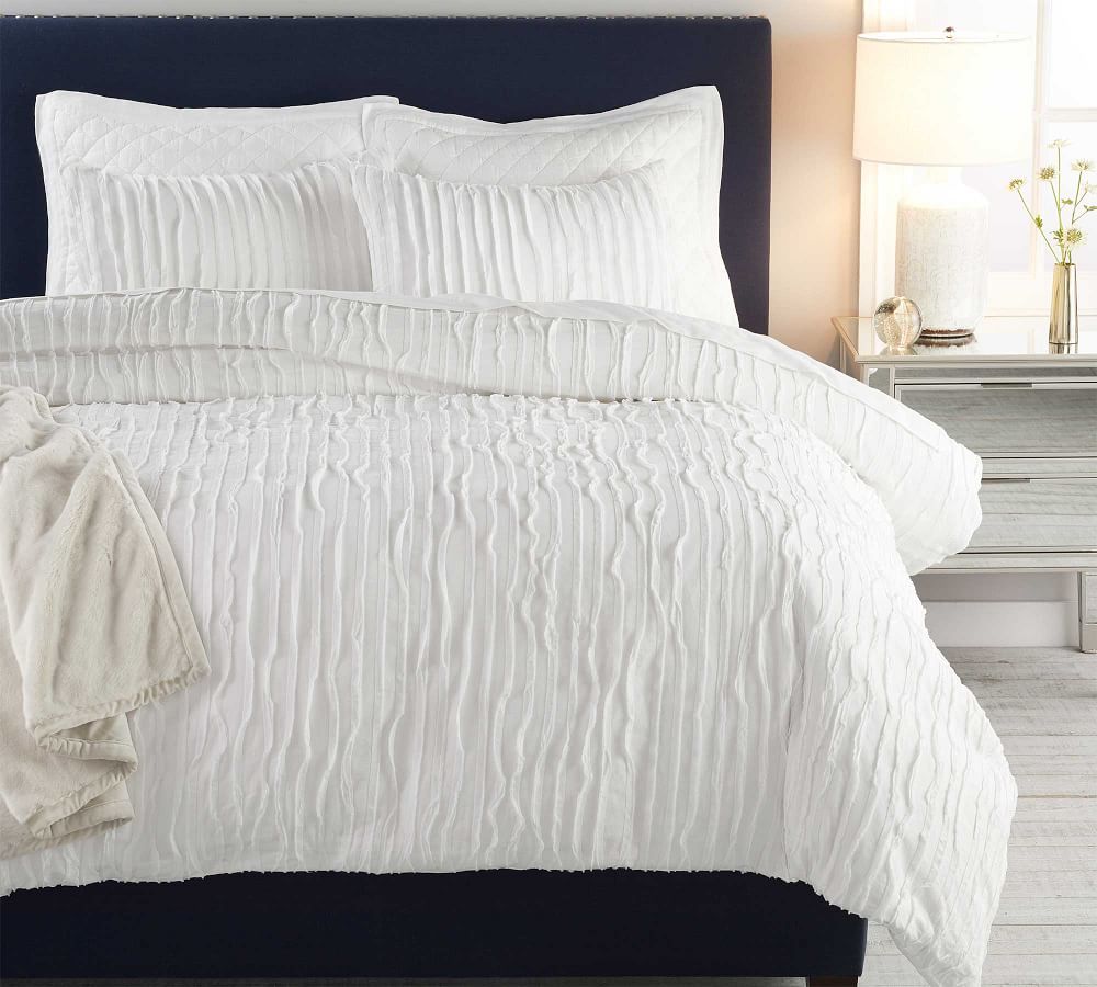 Camille Cotton Duvet Cover | Pottery Barn (US)