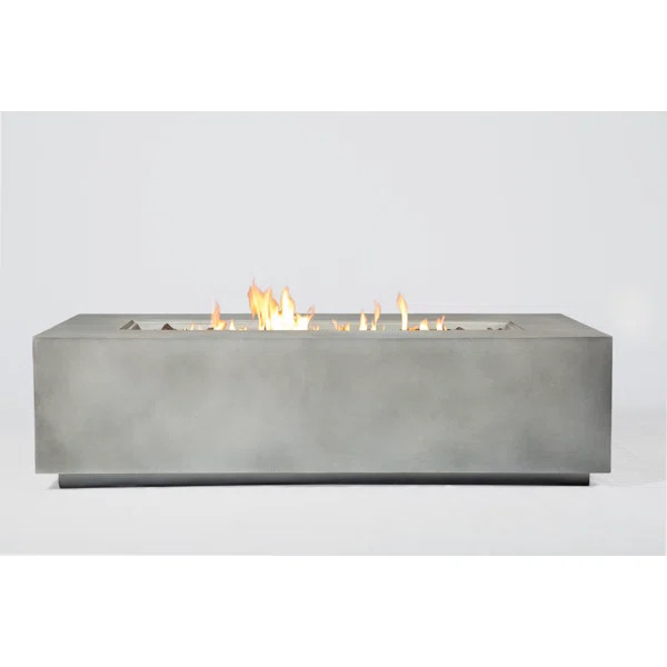 Rashid Rectangle Fire Pit Table | Wayfair North America