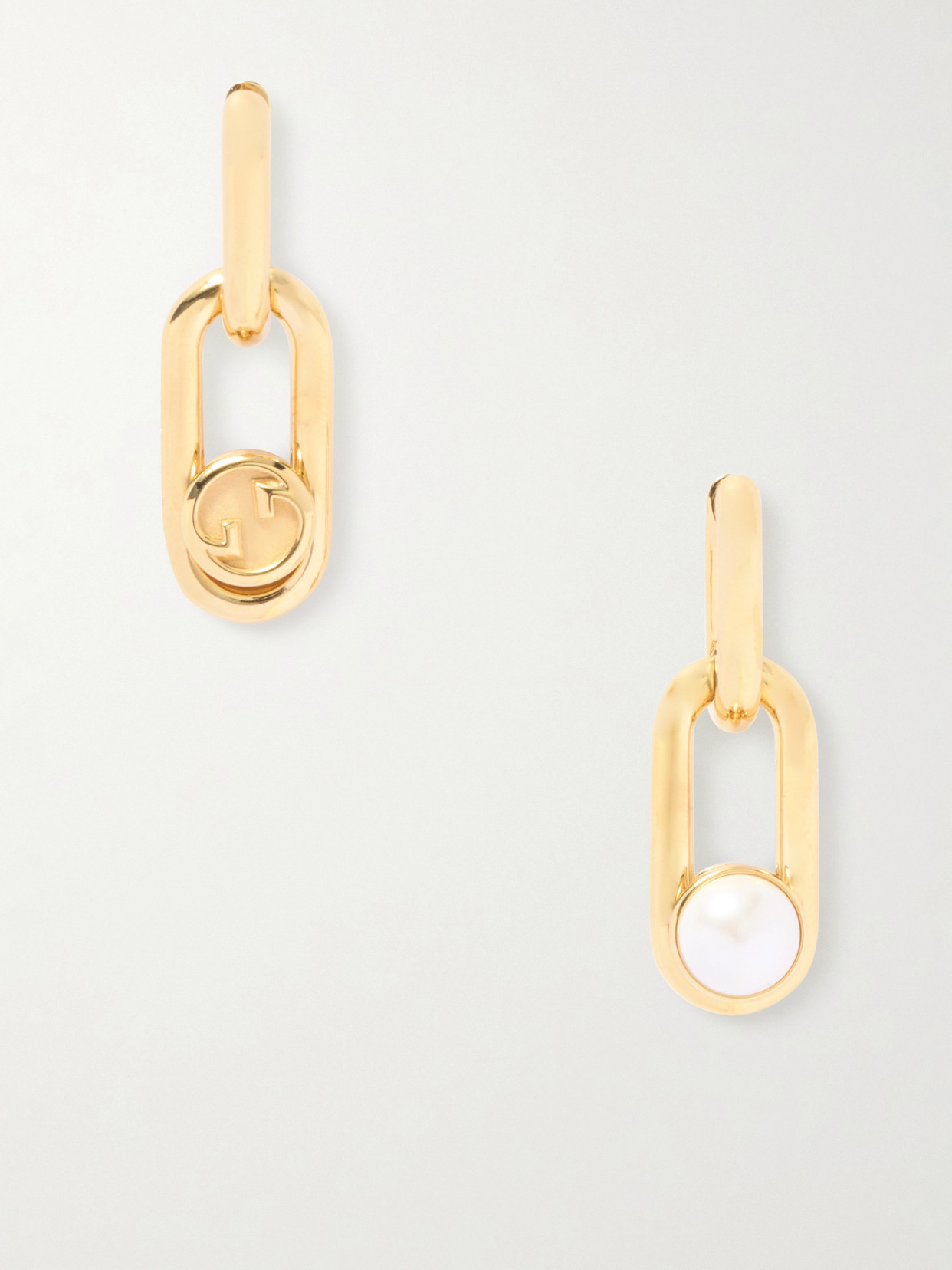 Gucci - Gold-tone Faux Pearl Earrings - One size | NET-A-PORTER (US)