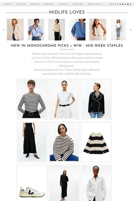 All about effortless monochrome fashion https://www.mymidlifefashion.com/.../new-in-monochrome... #highstreetfashion #highstreetstyle #monochrome #monochromefashion #monochromestyle #fashion #style #springfashion #springstyle #affordablestyle #affordablefashion #midlifestyle #midlifefashion #mymidlifefashion #over40style #over40fashion #timelessstyle #effortlessstyle #timelessfashion #timelessstyle 

#LTKeurope #LTKstyletip #LTKSeasonal