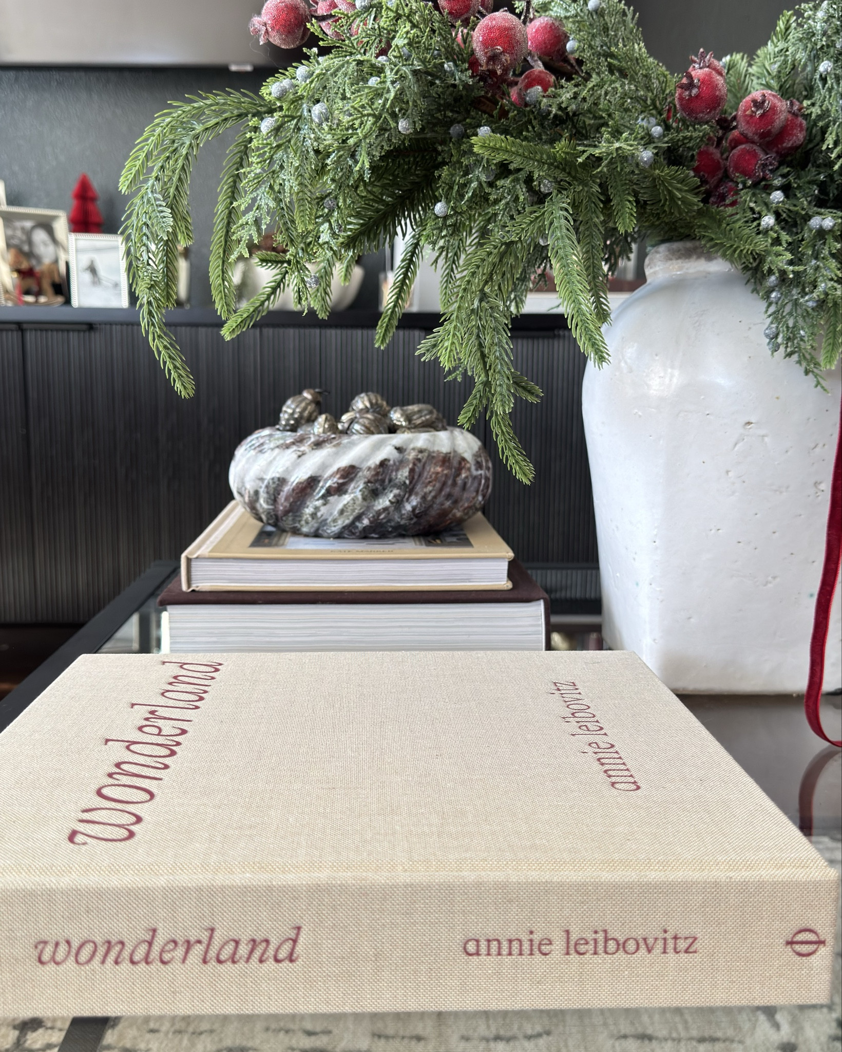 A forever favorite ❤️ 
Wonderland by Annie Leibovitz: love the linen cover, bold red details, and those rare, cinematic pages. One of my go-to coffee table books for cozy holiday styling 

#LTKGiftGuide #LTKHome #LTKSeasonal