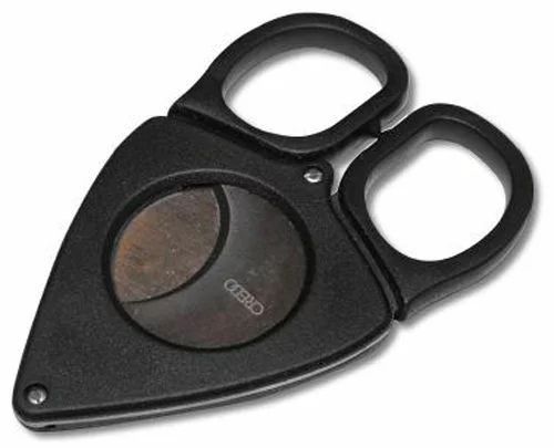 Black Credo Stainless Steel Double Blade 70 Ring Gauge Cigar Cutter Scissor 2401 | Walmart (US)