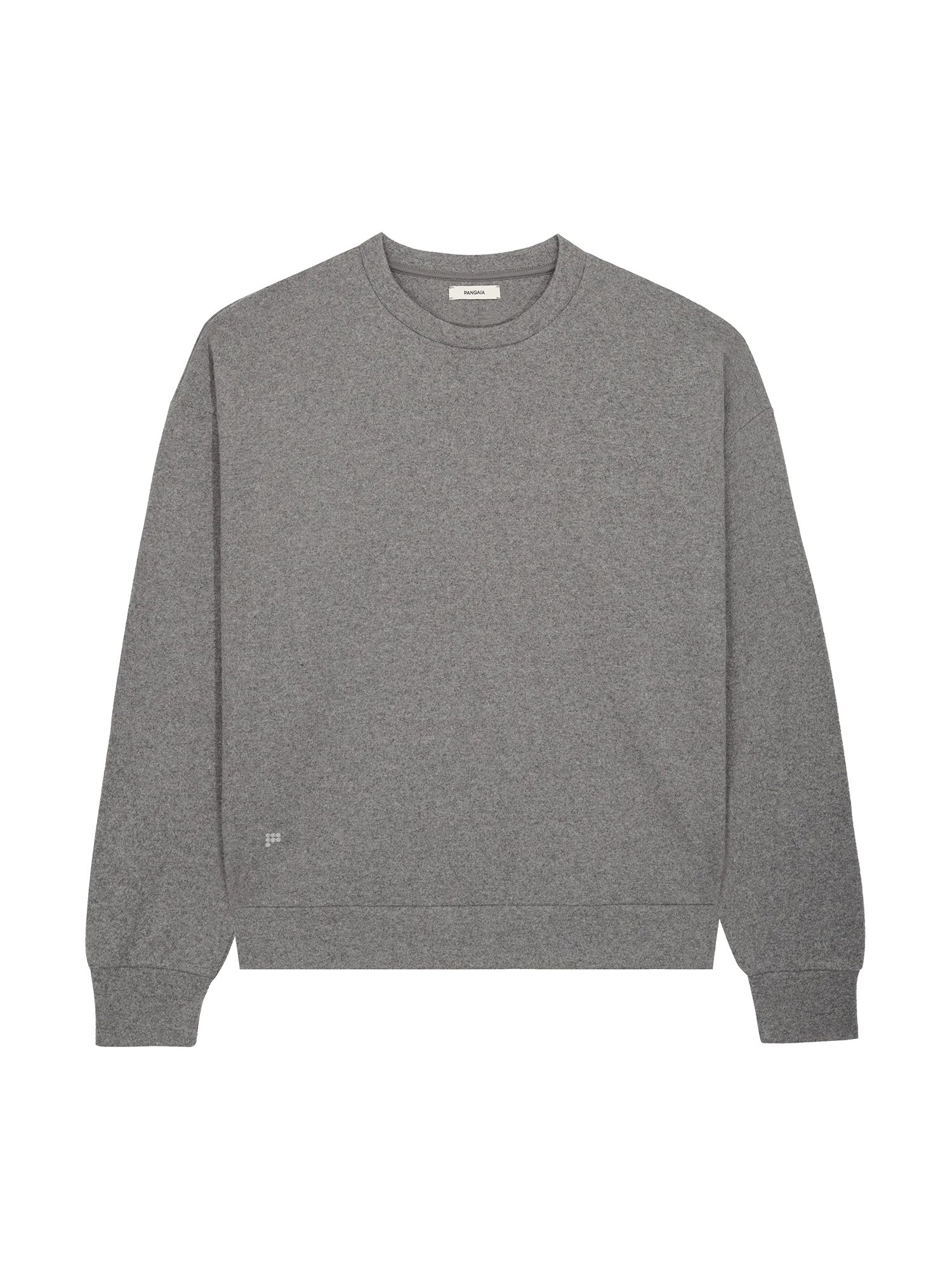 Recycled Wool Jersey Oversized Sweater - volcanic grey | The Pangaia (EU, UK, AUS)