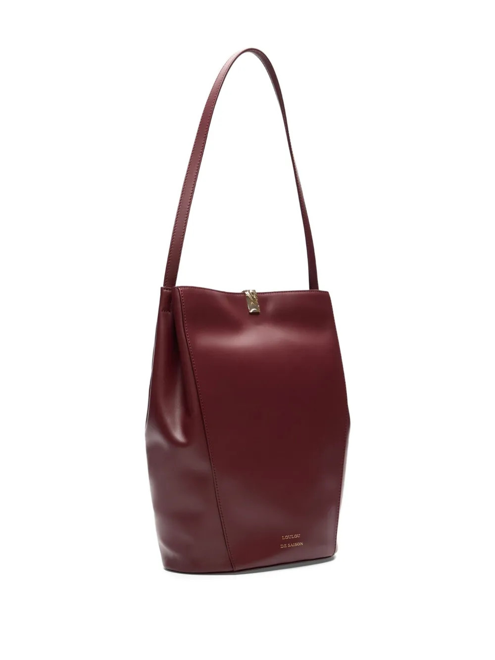 LouLou De Saison Daya Leather Bucket Bag | Red | FARFETCH AU | Farfetch Global