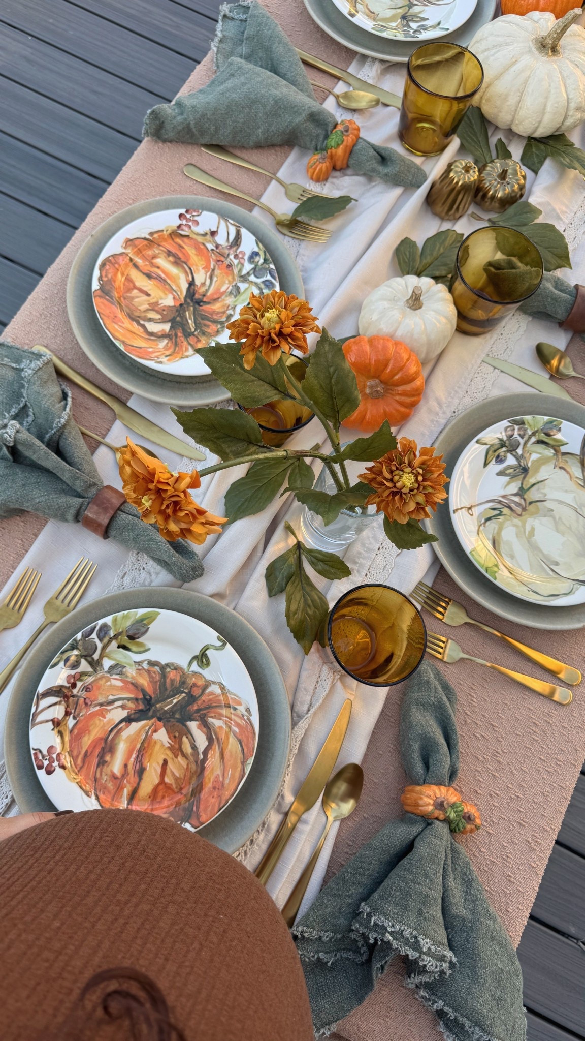 Thanksgiving tablescape inspo! 🦃  🥧 

#LTKselfcare #LTKHoliday #LTKfoodie