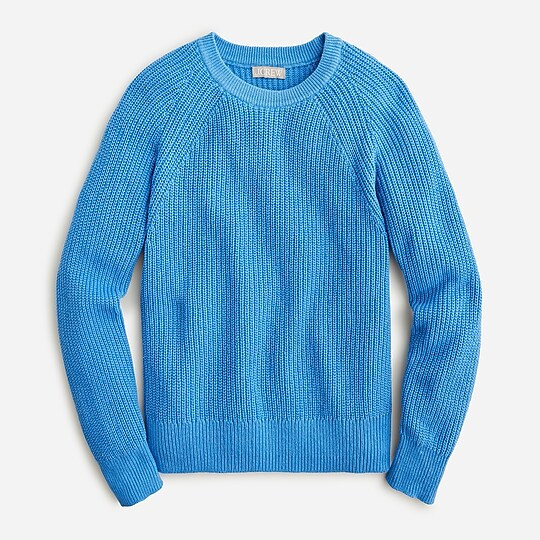 Cotton fisherman sweater | J. Crew US
