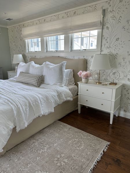 The bedroom of our dreams. Neutral with floral pattern play, delicate and calming. 

Shop the look and follow @pennyandpearldesign for more home style ✨



#LTKhome #LTKFind #LTKstyletip