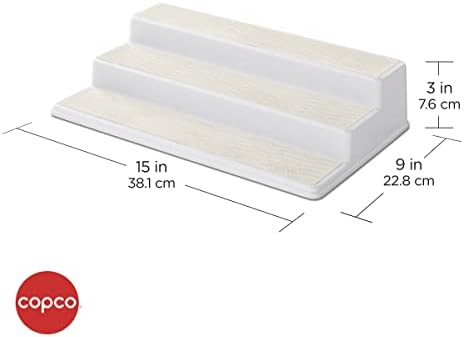 Copco 3-Tier Spice Pantry Kitchen Cabinet Organizer, 15-Inch, Cream | Amazon (US)