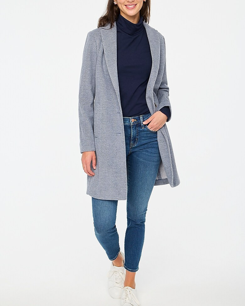 Herringbone topcoat | J.Crew Factory