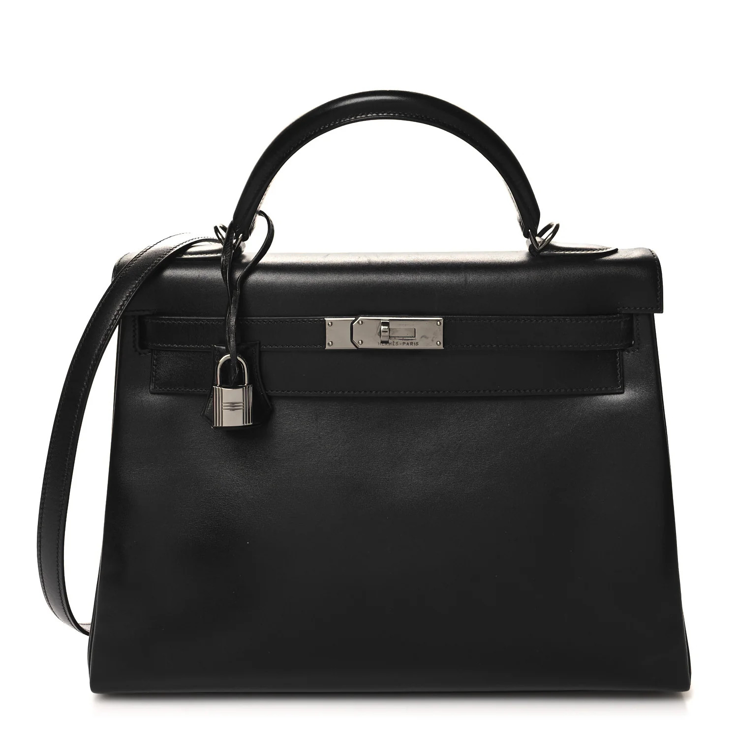 Box Kelly Retourne 32 Black | FASHIONPHILE (US)