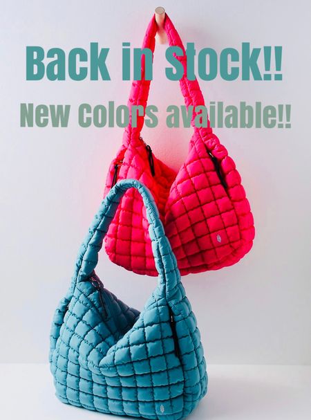 BACK.👏IN.👏STOCK👏 This quilted tote bag is perfect for every activity you can think of🙌🏻😜😉 I have 2 colors myself🙌🏻Love it for the gym and travel😘 New colors are available! 8 colors are in stock right now and THIS WILL SELL OUT. Super affordable too get yours today!😍😍









#freepeople #ltkstyletip #ltkfind #ltkunder100 #ltkworkwear #travelbag #gymbag #schoolbag #totebag #quiltedbag #cutebag #bigbag #cutebags 

#LTKitbag #LTKtravel #LTKfit