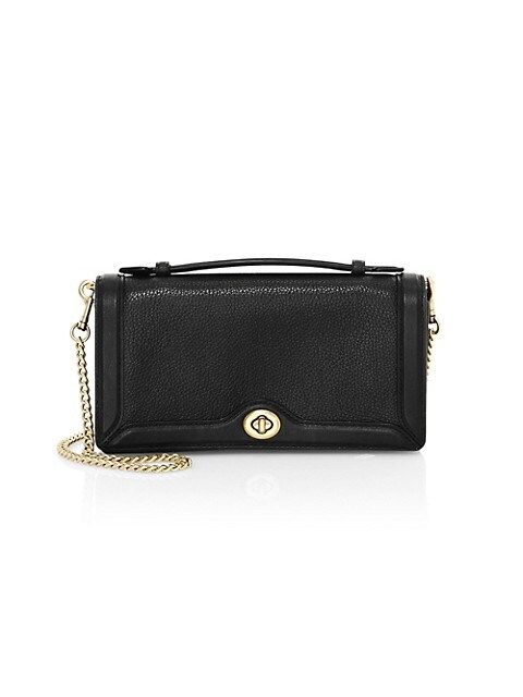 Riley Leather Chain Clutch | Saks Fifth Avenue